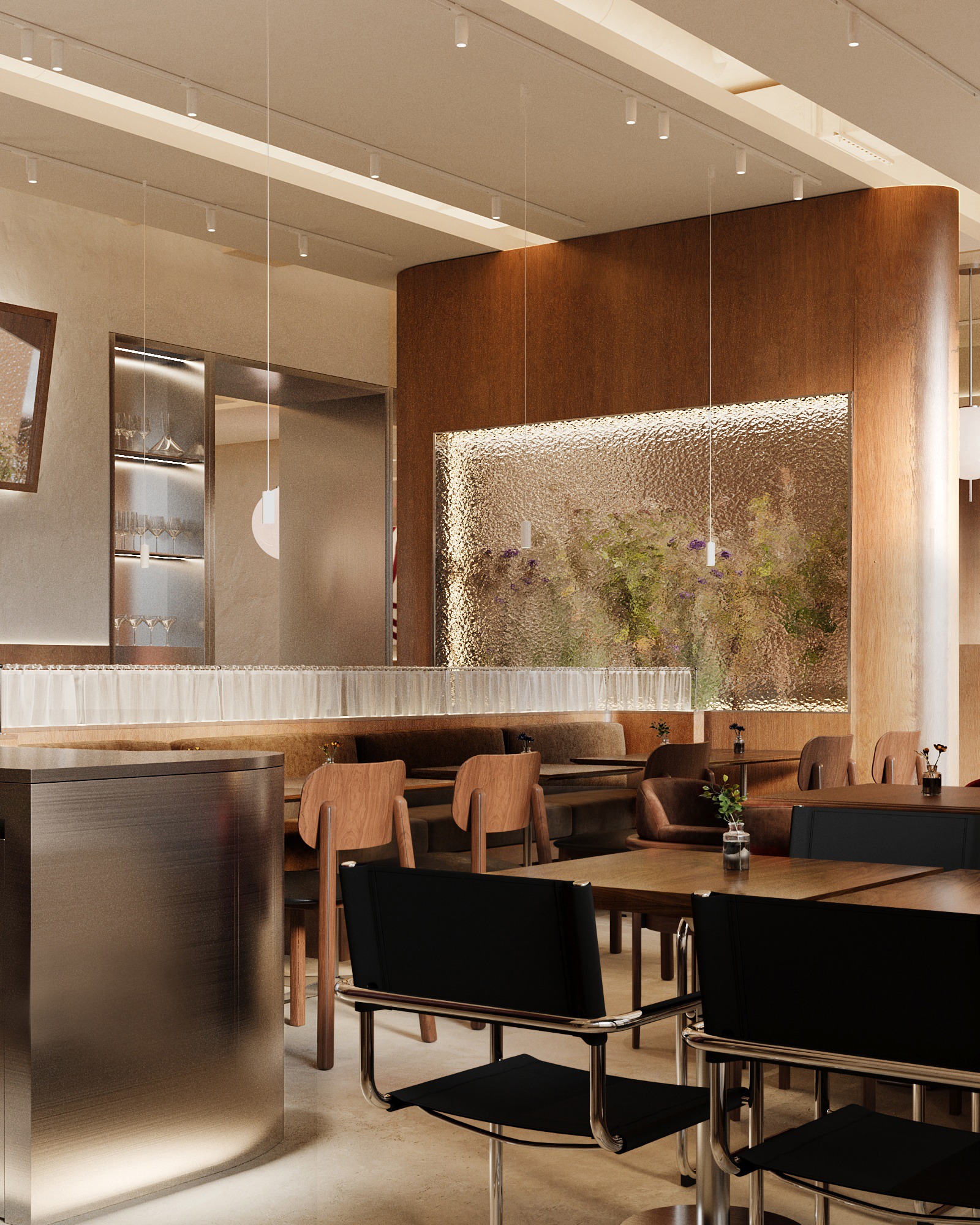 Elegantes Wohnzimmer in Warschau